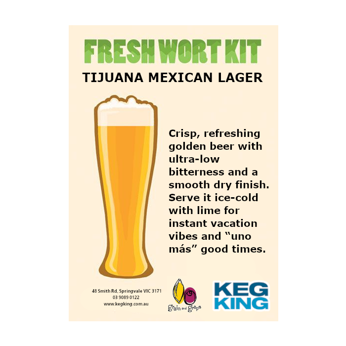 Tijuana Mexican Lager Beer Kit