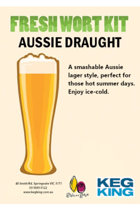 Aussie Draught | Keg King Brewing Co. Fresh Wort Kit