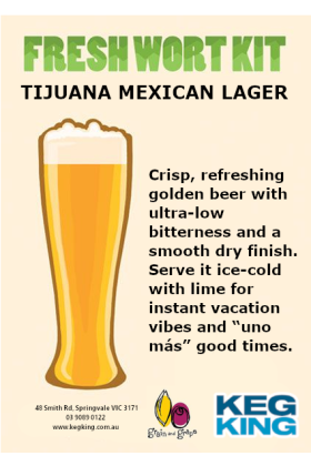 Tijuana Mexican Lager Beer Kit